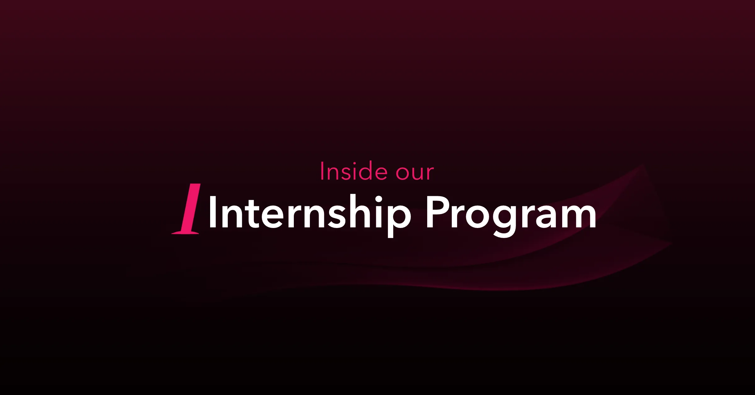 Internship Program Reflection